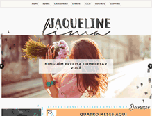 Tablet Screenshot of jaquelinelima.com